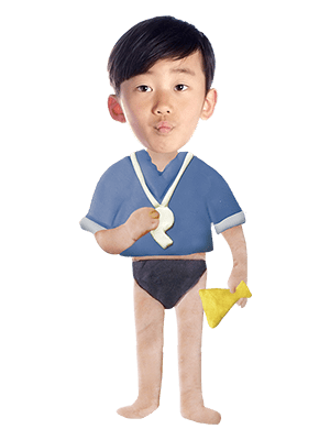 プールの先生