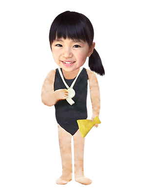 プールの先生女性