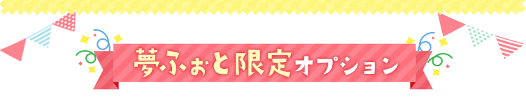 夢ふぉと限定オプション