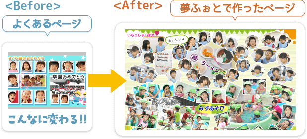 アルバム作成ソフトで作る 卒園アルバム Com アルバム作成ソフトで作る 卒園アルバム Com